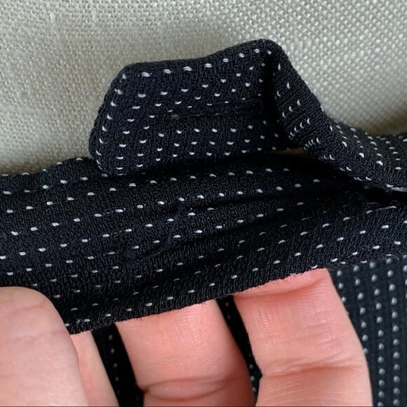 Talbots womens skirt size 16 black white pin dot 39% wool career - Picture 4 of 11